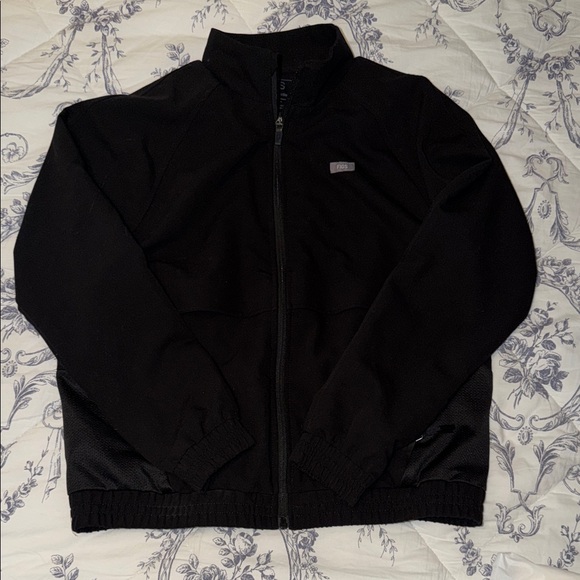 Figs Women's Black Windbreaker Jacket - Picture 4 of 4
